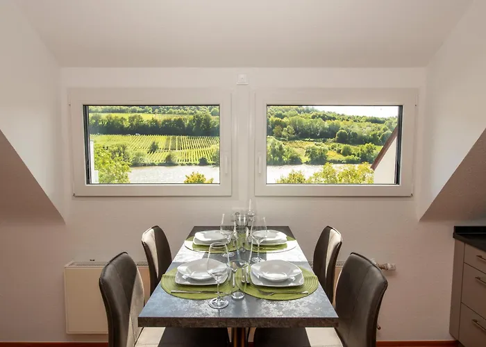 Ferienwohnung Moselblick Zell-Merl - Merllorca Dg Panoramablick & Parkplatz תמונה