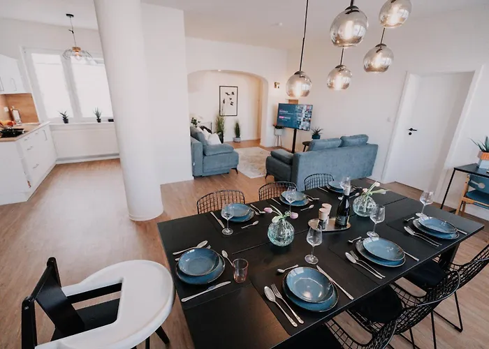 Deluxe Apartment Mainz I 2 Bedroom I 7P I Zentral I Kueche I Wifi I Naehe Zollhafen I Helloyou Apartments X Bright Collection照片
